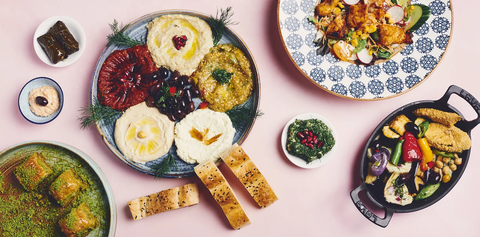 Mediterrane und türkische Vorspeisen von Sultan Catering