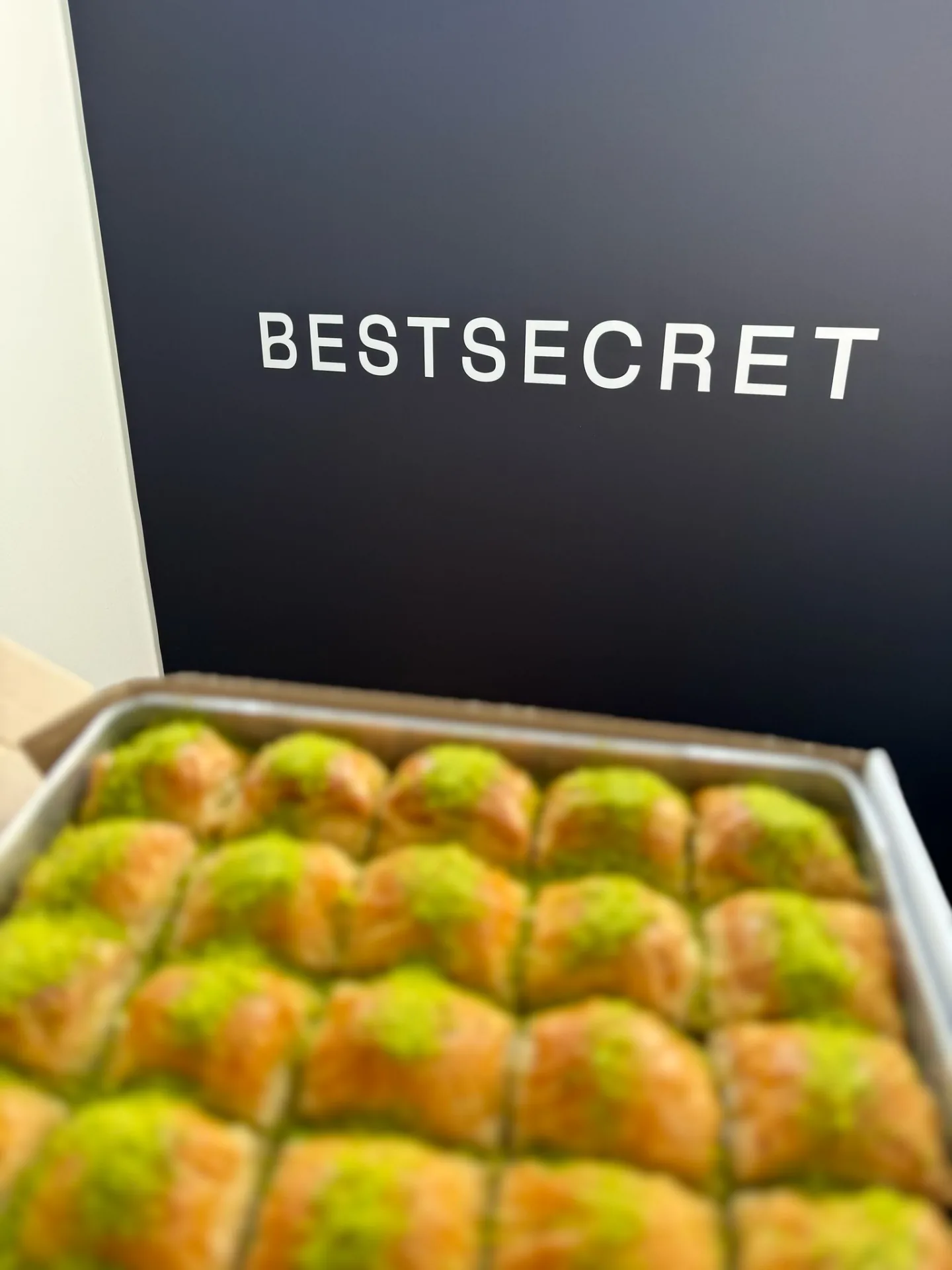 Baklava-Lieferung von Sultan Catering für BestSecret in München